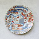 【送料無料】有田焼 9寸かぶと鉢 色絵山水屏風紋(木箱付)