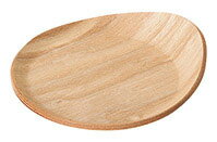 木製品 ウィローウッド 耳付コースター大 業務用 木のコースター カップトレー カフェ 木製茶托 キッチ..