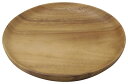 木製品 アカシア 27.5cm丸プレート 業務用 ステーキ皿 焼肉皿 木のお皿 大盛皿 キッチン雑貨