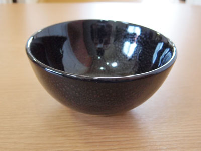 美濃焼 油滴天目 5.5丸丼 そば丼 うどん丼 業務用 和食器 陶器