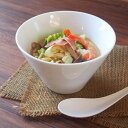 ラーメン どんぶり 白磁 16.5cm スリム ラーメンボウル台形 カフェ ...