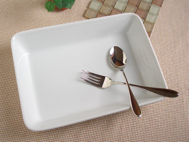 食器 おしゃれ 白26cmラザニア皿