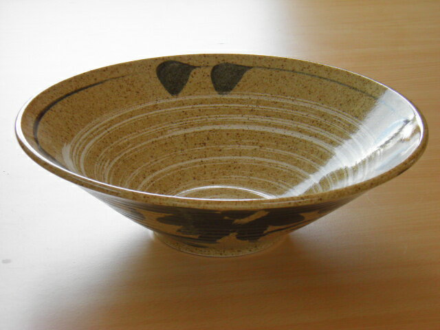 お皿食器おしゃれ粉引大輪菊10.0反丼