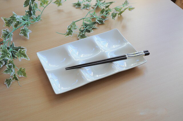 お皿 食器 おしゃれ 6PCプレート白SH（樹脂製）