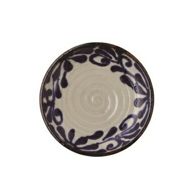 やちむん風 琉球 るり 唐草 5.0皿のサムネイル