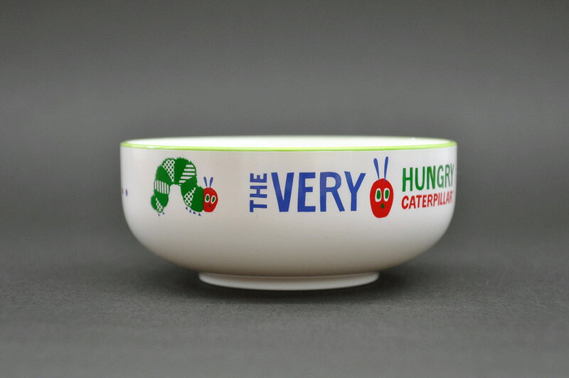 はらぺこあおむしミルキー　塗ボウル(THE VERY HUNGRY CATERPILLAR)[子供食器][電...