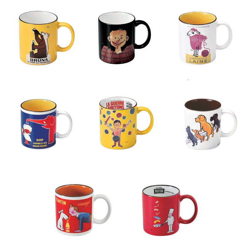 乐天商城 - サヴィニャック　マグ電子レンジOK！食洗機OK！【日本製】マグカップRaymond Savignac（レイモン・サヴィニャック）