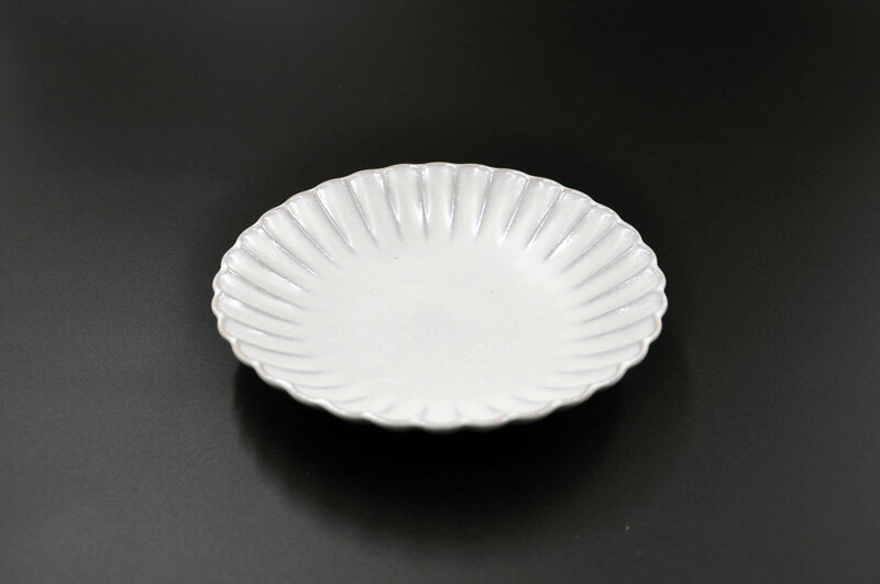 Seto Ware - 瀬戸焼　HANA DISH花皿(ぎんはく) M [Ф16cm]花(Hana) aito製作所 アイトー食洗機・電子レンジOK！【日本製】