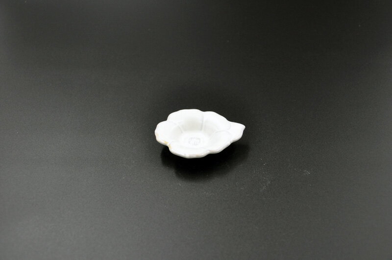 瀬戸焼 HANA花豆皿(ぎんはく) [Ф7.5cm]花(Hana) aito製作所 アイトー[箸置き][スプーン置き][カトラリーレスト]食洗機・電子レンジOK！【日本製】