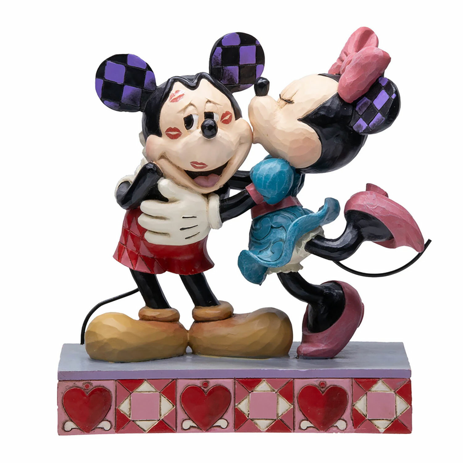 ディズニー・ショーケースディズニーフィギュアミッキー&ミニー ハグ&キスプレゼント/贈り物/ギフト/誕生日バレンタイン/ホワイトデー/母の日/父の日/敬老の日ク...