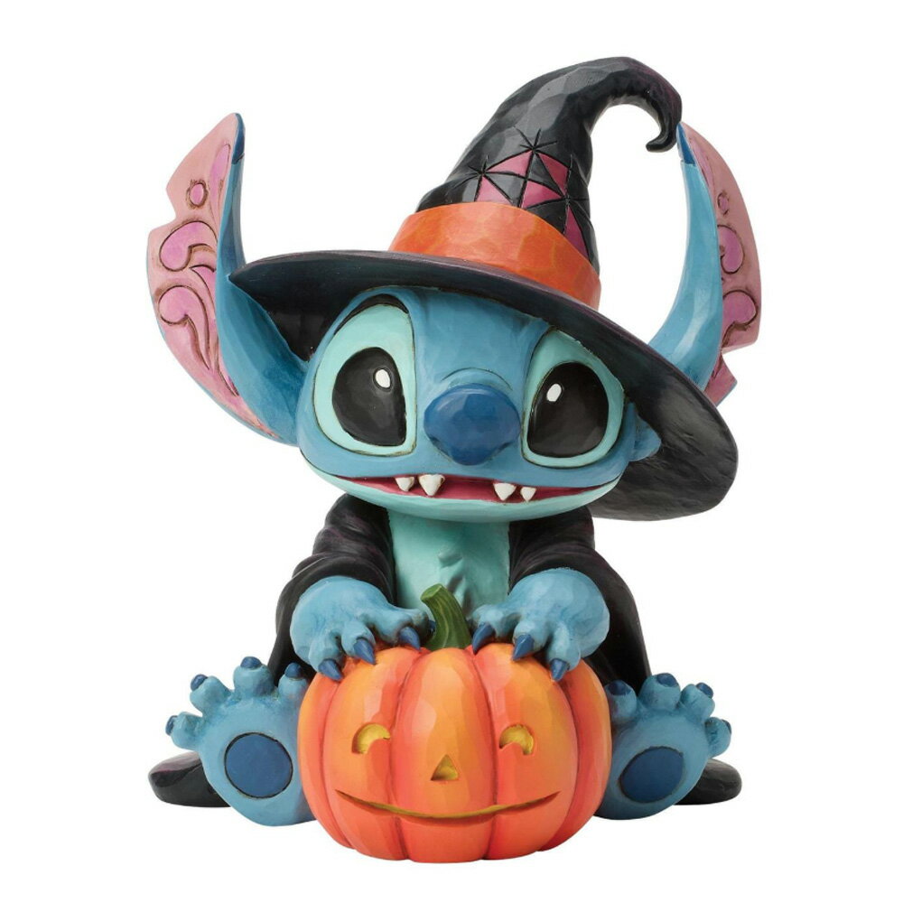 乐天商城 - ディズニー・トラディションディズニーフィギュアウィッチスティッチとパンプキンジャックStitch Witch by Jack-o-Lanternプレゼント 贈り物 ギフト 誕生日 X'mas クリスマス halloween Xmas ハロウィン ハローウィン カボチャ かぼちゃ 仮装