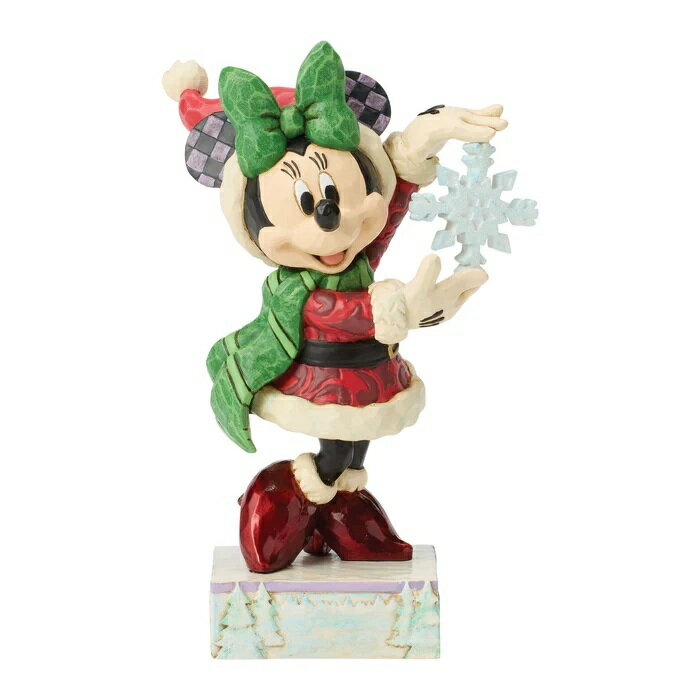 ディズニートラディションディズニーフィギュアミニー with スノーフレークプレゼント 贈り物 ギフト 誕生日 X'mas クリスマス Christmas Xmas プレゼント サンタクロース ミニーマウス