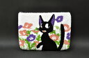 ★SALE10%OFF★魔女の宅急便相良刺繍 ポーチ(ジジお花畑)ジジ/ケース/さがら/ししゅう/【メール便対応商品】誕生日/プレゼント/贈り物/大人/かわいい...