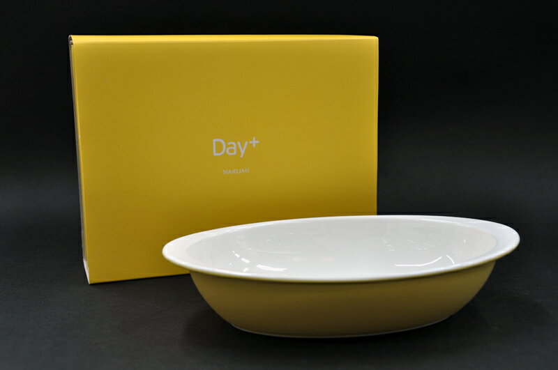 NARUMI(ナルミ) [Day+]グラタン皿 L (イエロー)[機能性食器][鳴海製陶]のサムネイル