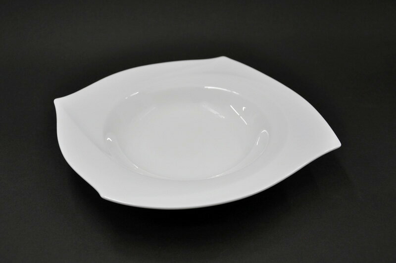 乐天商城 - [NIKKO(ニッコー)]IMPRESSIONS(インプレッションズ)25.5cmスクエアディーププレートFINE BONE CHINA(ファインボーンチャイナ)NIKKO SINCE1908[箱なし商品]
