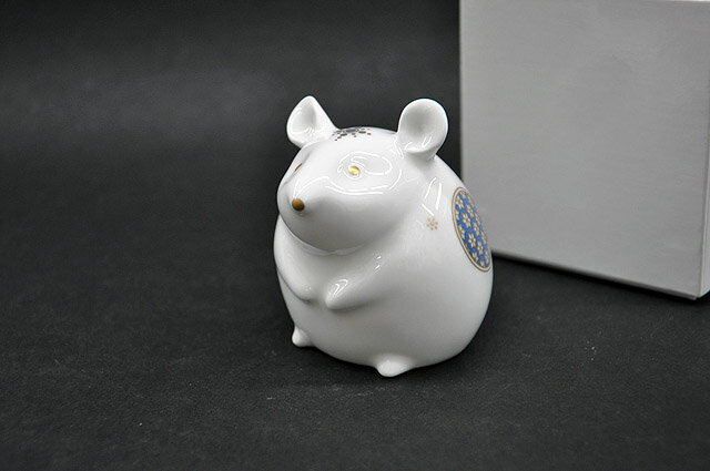 ノリタケ アートコレクション置物「ハムスター」　[小動物シリーズ]プレゼント/ギフト/贈り物/記念品御祝/お祝/内祝/誕生日/母の日/父の日敬老の日/可愛い/人気/縁起物/【日本製】のサムネイル