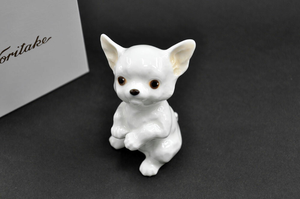 ノリタケ アートコレクション置物「チワワ」　[愛犬シリーズ]プレゼント/ギフト/贈り物/記念品御祝/お祝/内祝/誕生日/母の日/父の日敬老の日/可愛い/人気/縁起物/【日本製】 utu-wa-10005563 わたしの器 サンプル画像2