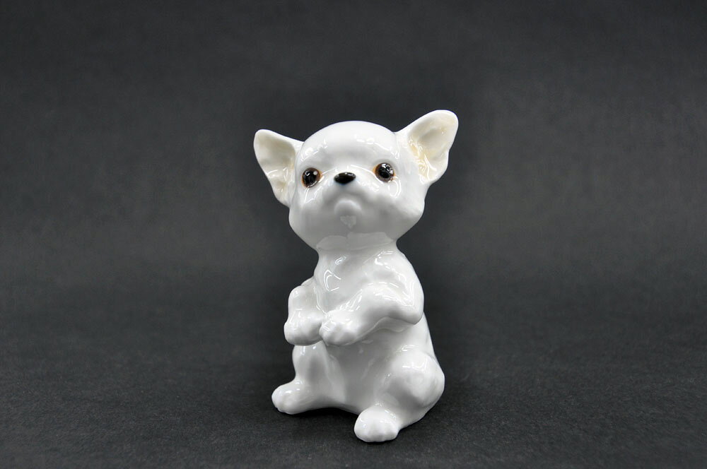 ノリタケ アートコレクション置物「チワワ」　[愛犬シリーズ]プレゼント/ギフト/贈り物/記念品御祝/お祝/内祝/誕生日/母の日/父の日敬老の日/可愛い/人気/縁起物/【日本製】 utu-wa-10005563 わたしの器 サンプル画像3