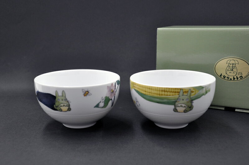 ノリタケ 食器 となりのトトロ13cmマルチボウルペアセット(ナス＆トウモロコシ) [野菜シリーズ][fine porcelain(ファインポーセレン)][ボール][ジブリ][ノリタケ][食器]贈り物/プレゼント/ギフト/記念誕生日/お祝/バレンタイン/ホワイトデー母の日/父の日/敬老