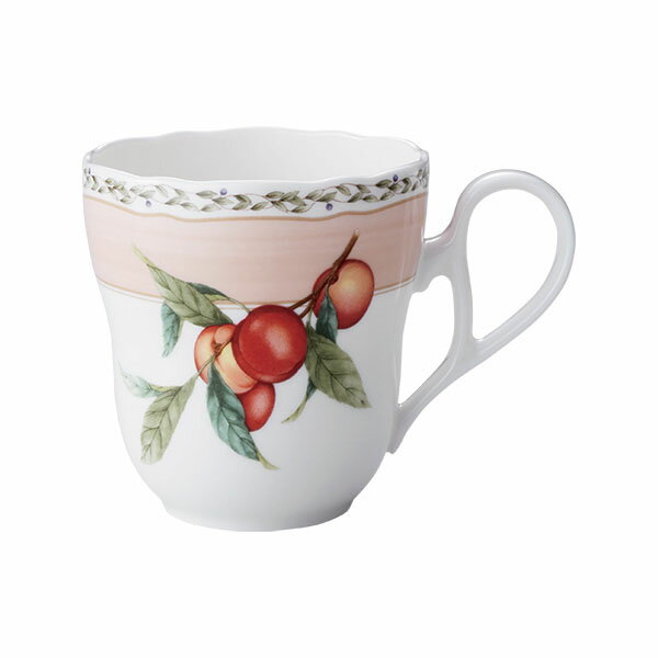 ノリタケ〜Noritake〜オーチャードガーデン(ORCHARD GARDEN)マグカップ（スモーキーピンク）ギフトボックス入り