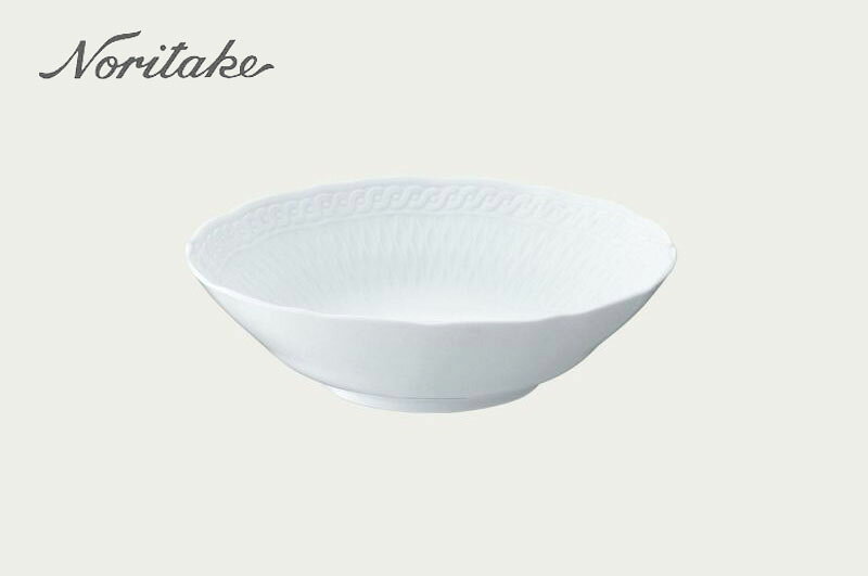 ノリタケ ～Noritake～ 17cmディープボウルシェール ブラン(CHER BLANC)※単品商品になります。ギフト箱には入っていません。