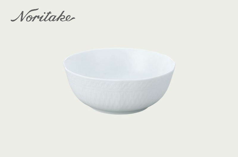 ノリタケ 〜Noritake〜 14cmボウルシェール ブラン(CHER BLANC)※単品商品になります。ギフト箱には入っていません。