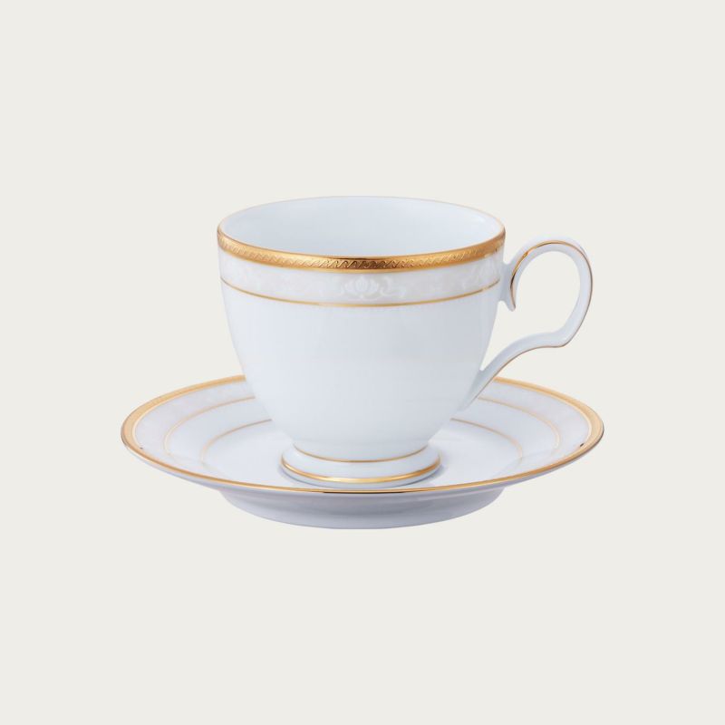 ノリタケ〜Noritake〜ハンプシャーゴールド カップ＆ソーサー（碗皿）