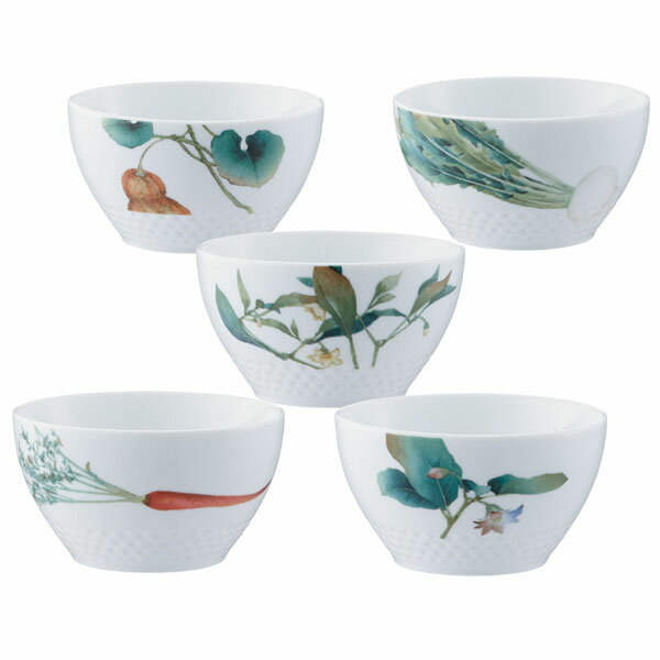 乐天商城 - ノリタケ〜Noritake〜KYOUKASYUNSAI京香旬彩11cmボウルセット（絵変り5個）ギフトボックス入り
