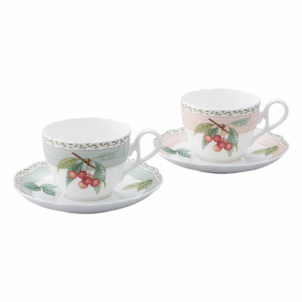 Metallic - ノリタケ〜Noritake〜オーチャードガーデン(ORCHARD GARDEN)ティー・コーヒー碗皿ペア（色変り）ギフトボックス入り