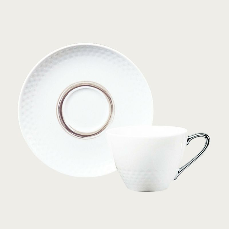 乐天商城 - ノリタケ〜Noritake〜アミ カップ＆ソーサー（銀）