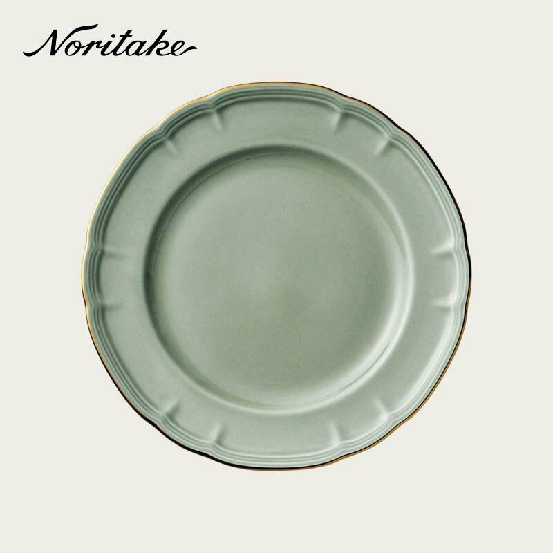 ノリタケ 〜Noritake〜 プロポーザル　アッシュ　ゴールドライン21cmプレート (中皿)PROPOSAL ASH GOLDLINE洋食器/シンプル/業務用/母の日/父の日/ブランド/高級/引き出物/贈り物/ギフト/プレゼント/結婚祝い/出産祝い/内祝い/新築祝い/おしゃれ