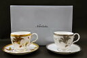 【送料無料】ノリタケ 〜Noritake〜 ティー コーヒー碗皿ペアセット(色変り)アイラ アイラプラチナ(Islay Islay Platinum)