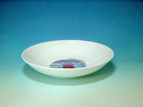 ペネロペ　14cm深皿[ペネロペ雪遊びをする]