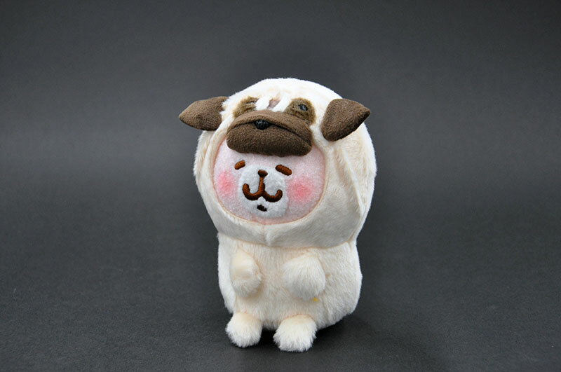 乐天商城 - カナヘイの小動物パグ　うさぎカナヘイの小動物/かわいい/ぬいぐるみ/カナヘイぬいぐるみ/ピスケ＆うさぎ/ピスケ/うさぎ/ふわふわ/可愛い【ラッピング不可×】