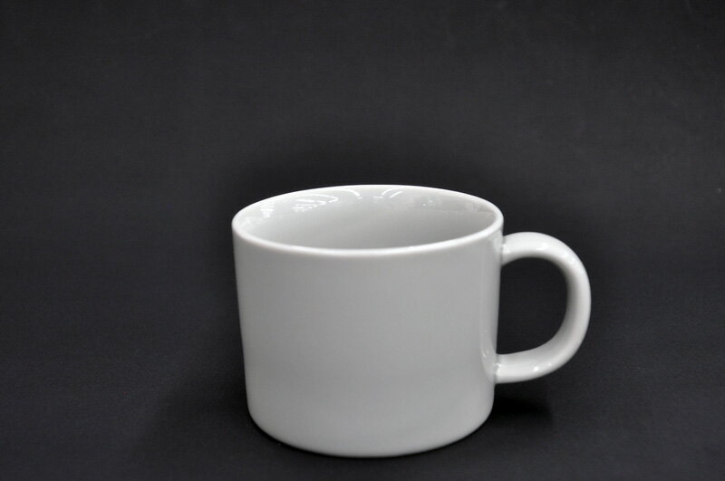 Common　波佐見焼食洗機・電子レンジOK！スープマグ380ml[グレー][灰][コモン][カフェ風][おしゃれ][シ..