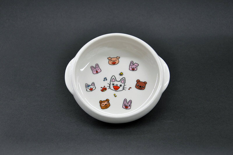 ノンタン[すくいやすい食器]UDボウル(M)子供食器 電子レンジ対応 オーブン対応 食洗機対応 ラップ可 日本製 出産 誕生日 プレゼント 贈り物 人気 おすすめ 可愛い かわいい 持ちやすい ベビー 幼児 子供 食器 安全 離乳食 離乳期 こども すくいやすい utu-wa-10008890 わたしの器 サンプル画像3