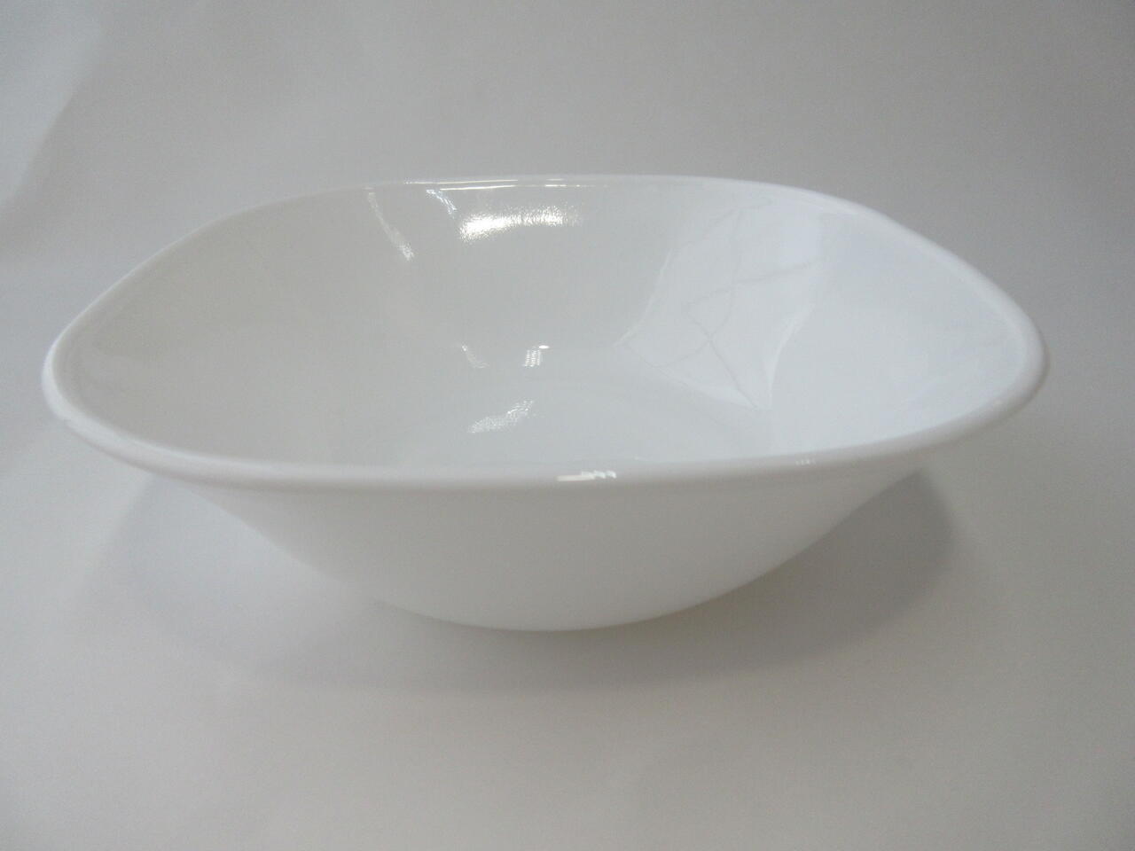 【送料無料】割れにくいガラス食器　全面物理強化 オパール　スクエア大ボウル　5枚セット