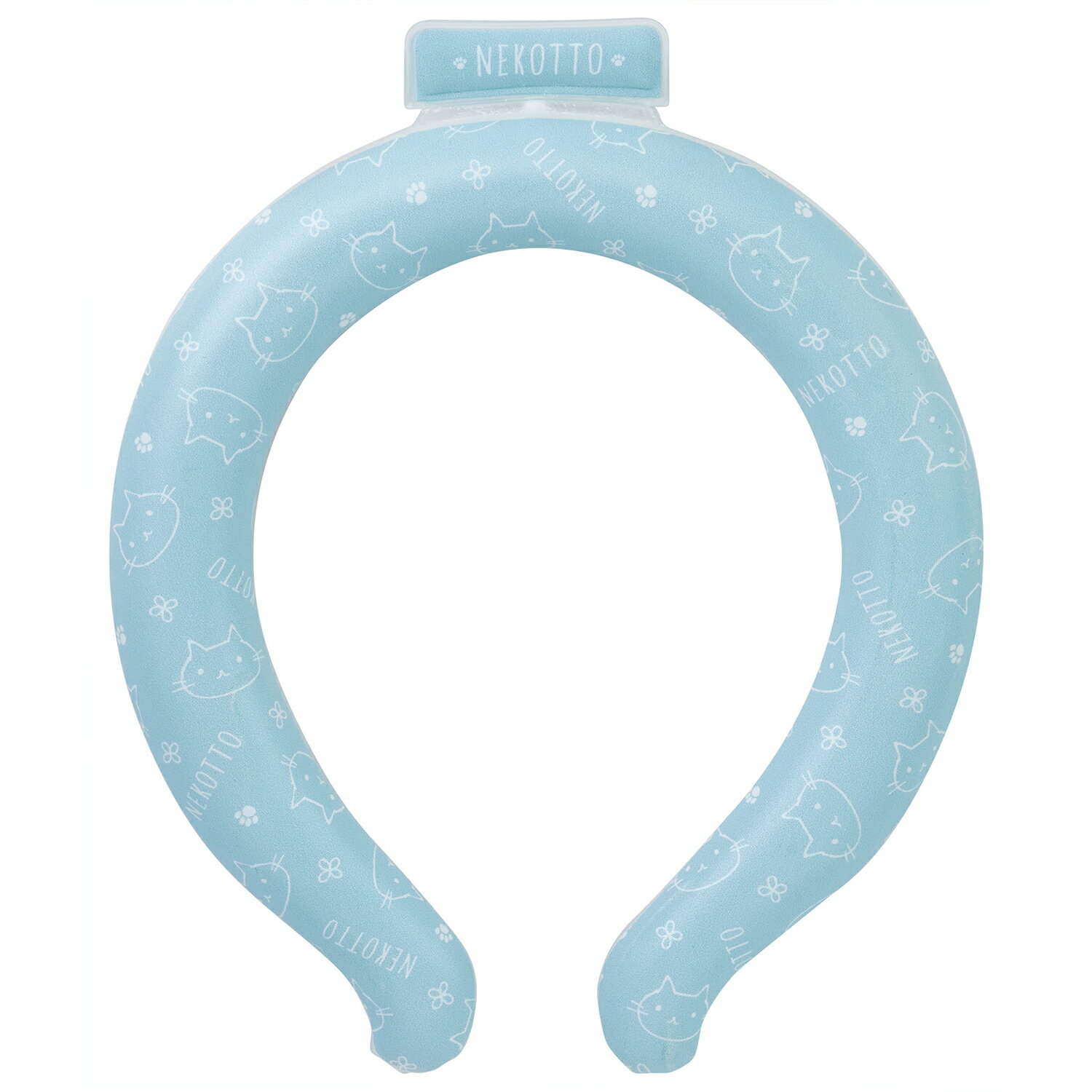 【メール便で送料無料】【スケーター】暑い夏に向けて涼感リング　ネッククーラー　ねこっと　Mサイズ