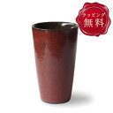 陶器 タンブラー プレゼント 2025 食器 おしゃれ 二層構造 日本製 保冷 保温 350ml 結婚祝い 誕生日 ボルドー