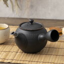 常滑焼 急須 宝龍 燻しビリ 360ml セラメッシュ 玉露 かぶせ茶 日本製 箱入り tk004