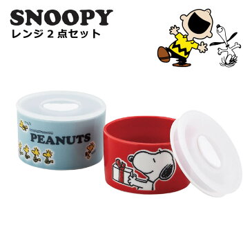 【SALE 10%OFF】 スヌーピー 食器セット おしゃれ プレゼント 2022 レンジ保存容器 2点セット 結婚祝い 誕生日 実用的