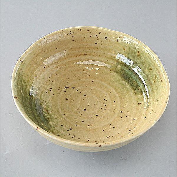 大鉢 黄 織部ぼかし 麺鉢