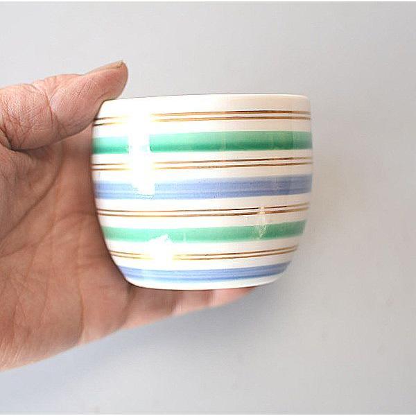 蕎麦猪口 ボーダー 小鉢 茶碗蒸し碗 1個
