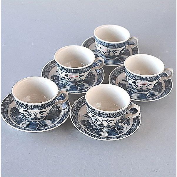 楽天市場】コーヒーカップ 5客セット（カラーブルー）（カップ