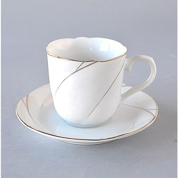 北欧風 コーヒーカップ＆ソーサーセット 陶磁器ティーカップ ゴールドライン 上品 楽天市場】カップ&ソーサー ゴールドライン（マグカップ・ティーカップ