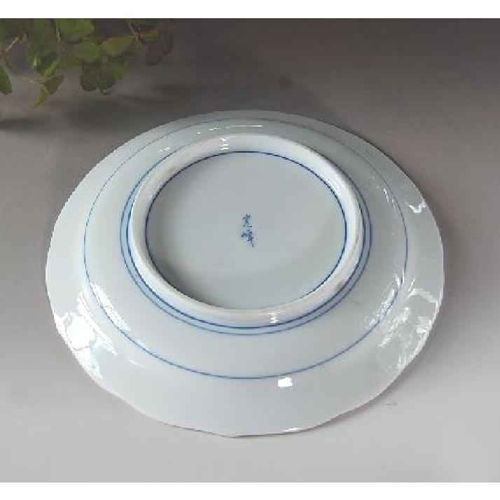 中皿 桔梗祥瑞 φ19.2cm 光峰