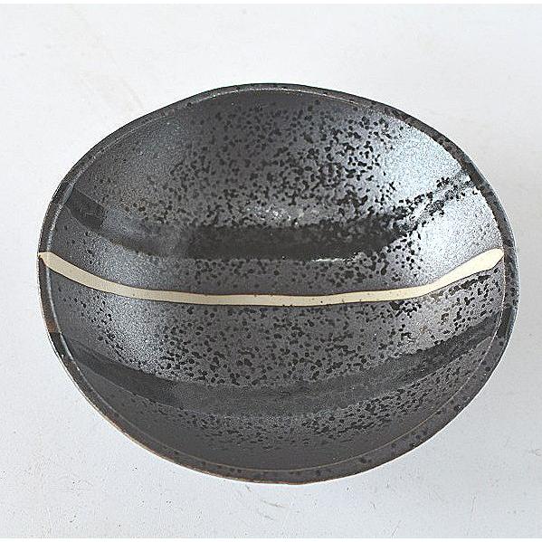 豆皿 小皿 3本ラインオーバル
