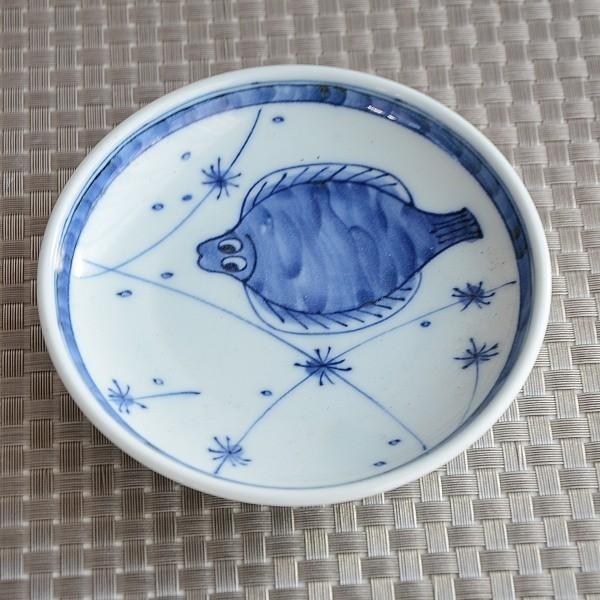 ヒラメ 小皿 12cm