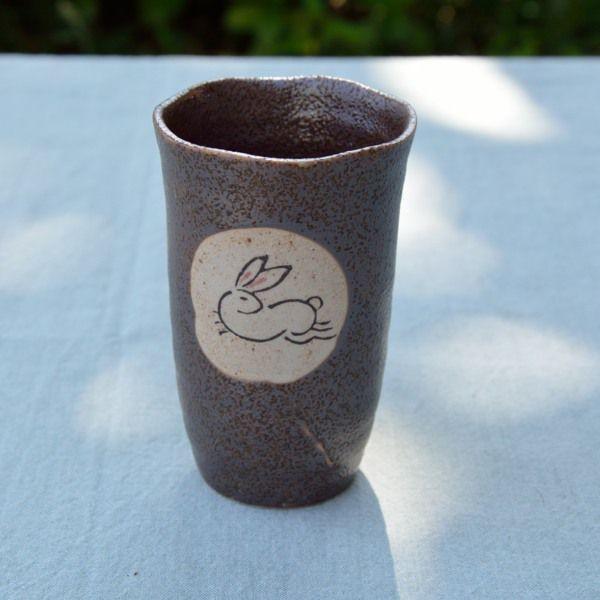 湯飲み うさぎ 丸紋うさぎ 長湯吞