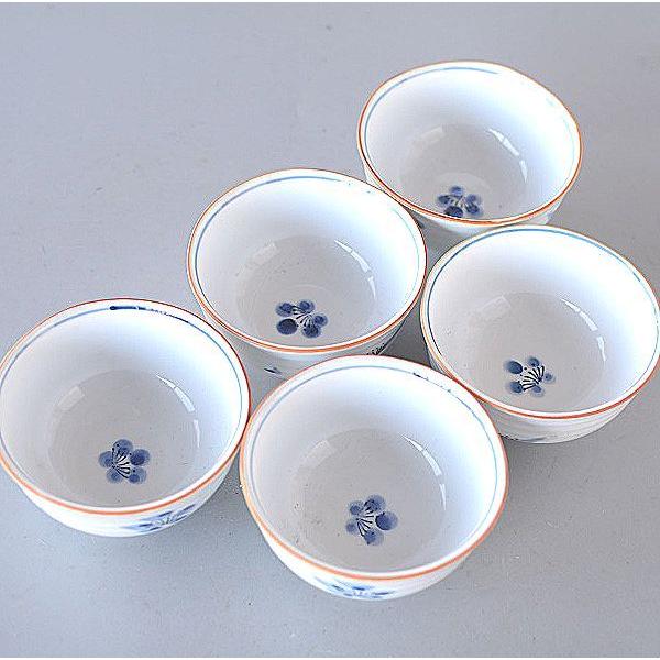 湯飲み 5個セット 反り煎茶 桜